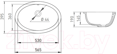 Умывальник Salini Callista 1101109G