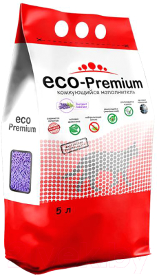 Наполнитель для туалета Eco-Premium Лаванда - фото