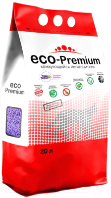 Наполнитель для туалета Eco-Premium Лаванда - фото