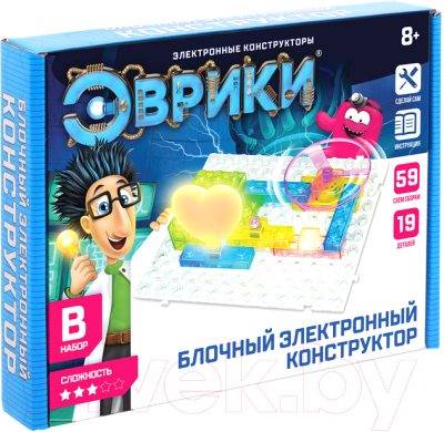 Конструктор электромеханический Эврики В мире Электроники / 3584375