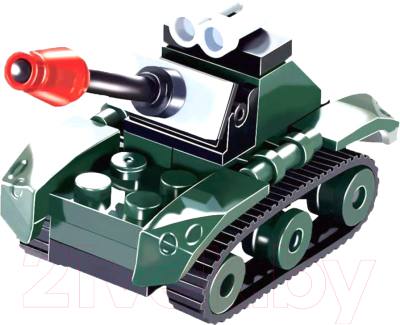 Конструктор Unicon Боевой танк / 1355191 - фото