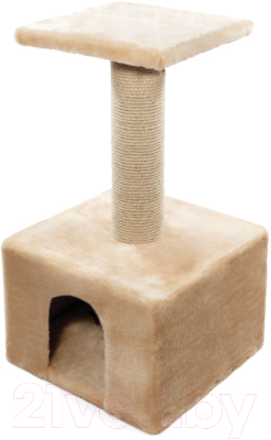 Комплекс для кошек Gamma Квадратный однотонный / 20902024 - фото