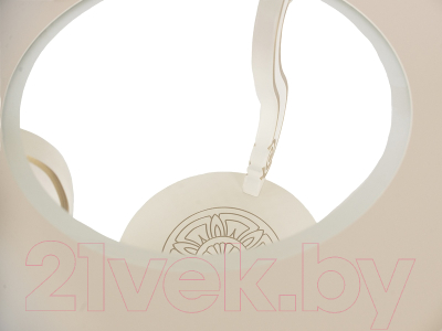 Журнальный столик Мебелик Грация С (слоновая кость/золото)