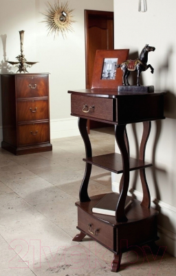 Консольный столик Мебелик Берже 14 (темно-коричневый)