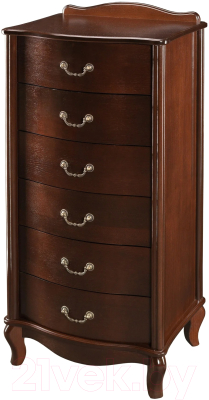Комод Мебелик Джульетта узкий 6 ящиков - фото