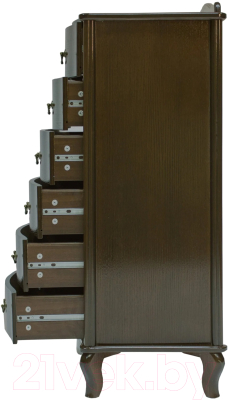 Комод Мебелик Джульетта узкий 6 ящиков