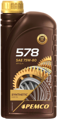Трансмиссионное масло Pemco iPoid 578 75W80 GL-4 / PM0578-1 - фото