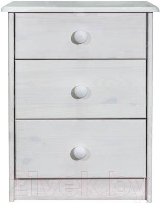 Тумба Dipriz 3 ящика Д.1410.1 (белый воск) - фото