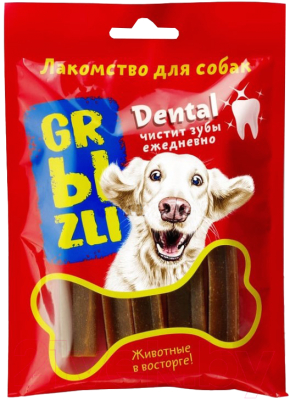 Лакомство для собак GRЫZLI Dental жевательное для мелких пород / 10310 - фото