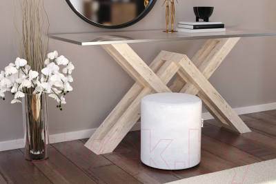 Пуф Sheffilton SHT-B12 (серое облако микровелюр)