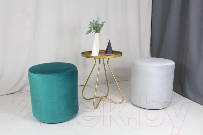 Пуф Sheffilton SHT-B12 (серое облако микровелюр)