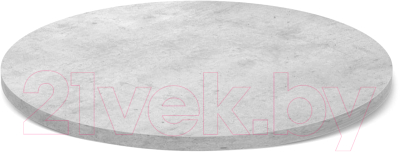 Обеденный стол Sheffilton SHT-TU30/90 ЛДСП (белый/бетон Чикаго светло-серый)