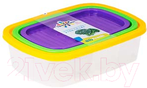 Набор контейнеров SparkPlast BioFresh IS10707 - фото