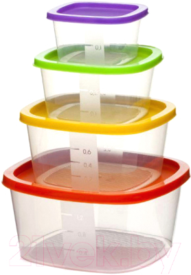 Набор контейнеров SparkPlast BioFresh IS10513 - фото