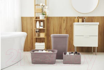 Корзина для белья Rotho Country / 1040407422