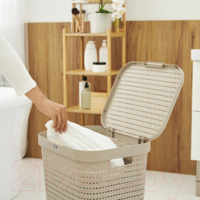 Корзина для белья Rotho Country / 1032707422