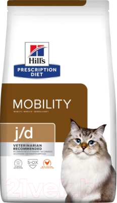 Сухой корм для кошек Hill's Prescription Diet Joint Care j/d / 605857 - фото