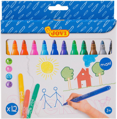 Фломастеры Jovi 1712 - фото
