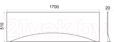 Экран для ванны Triton Gamma/Стандарт/Нерея/Ультра/Рига/Европа 170