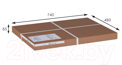 Приставной столик Мебелик Фаворит
