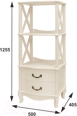 Этажерка Мебелик Джульетта-2