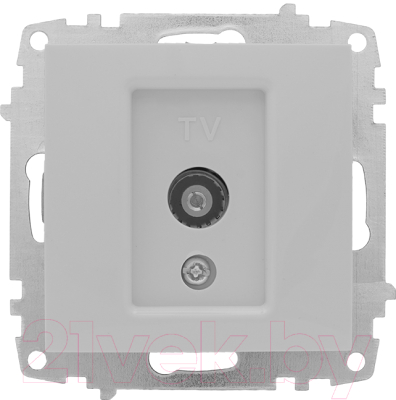 Розетка EKF Милан-1 TV 75 Ом 5-862МГц - фото