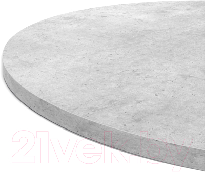 Обеденный стол Sheffilton SHT-TU2-1/90 ЛДСП (черный муар/бетон чикаго светло-серый)