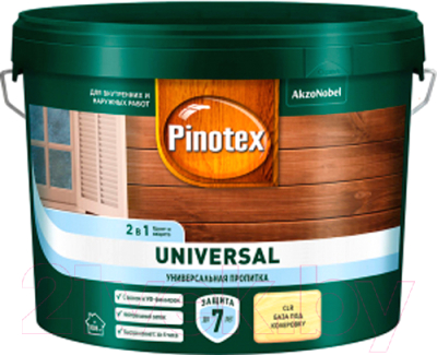 Пропитка для дерева Pinotex Universal 2в1 CLR / 5620579 - фото