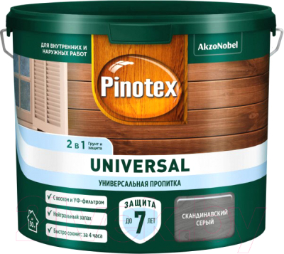 Пропитка для дерева Pinotex Universal 2в1 - фото