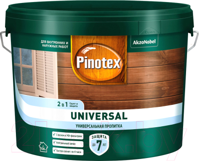 Пропитка для дерева Pinotex Universal 2в1 - фото