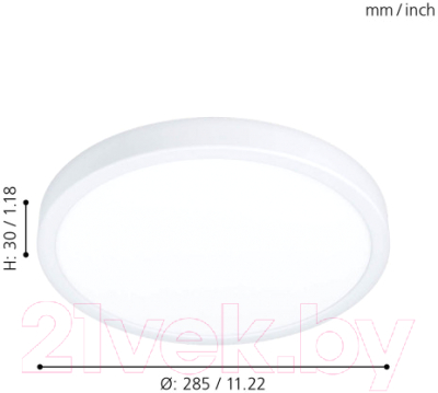 Точечный светильник Eglo Fueva 5 99265
