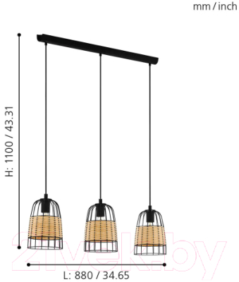 Люстра Eglo Anwick 43313