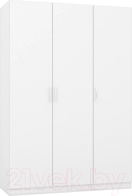 Шкаф Интермебель Марсель-3 / МР 01-03 (белый премиум) - фото