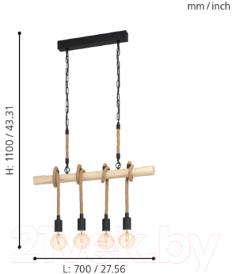 Люстра Eglo Youngstown 43318