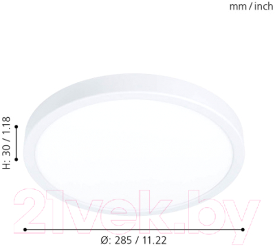 Потолочный светильник Eglo Fueva 5 99259