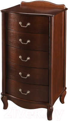 Комод Мебелик Джульетта узкий 5 ящиков
