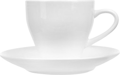 Чашка с блюдцем No Brand Tvist Ivory / фк4014 - фото