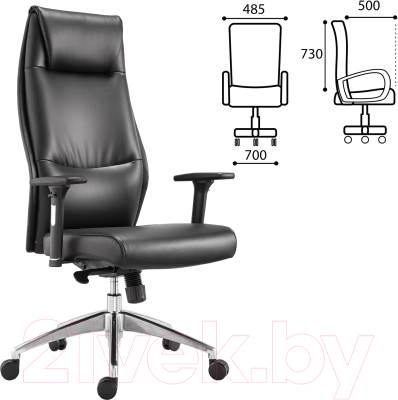 Кресло офисное Brabix Premium Blues EX-751 / 532486 (черный)