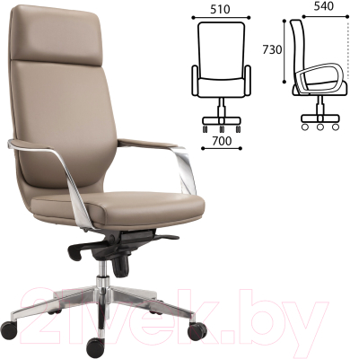 Кресло офисное Brabix Premium Resonance EX-755 / 532488 (бежевый)