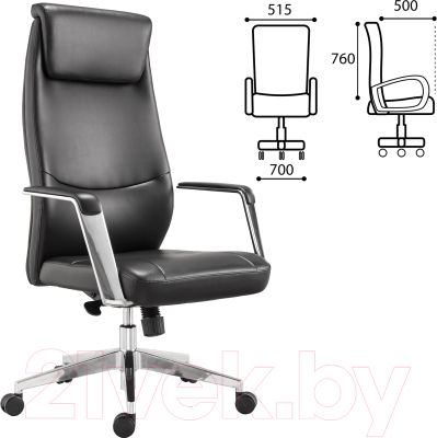 Кресло офисное Brabix Premium Jazz EX-757 / 532489 (черный)