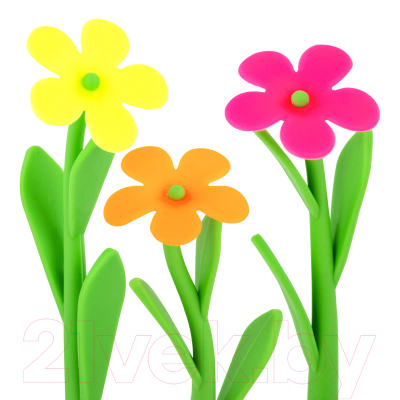 Ручка шариковая Юнландия Цветочек / 143779