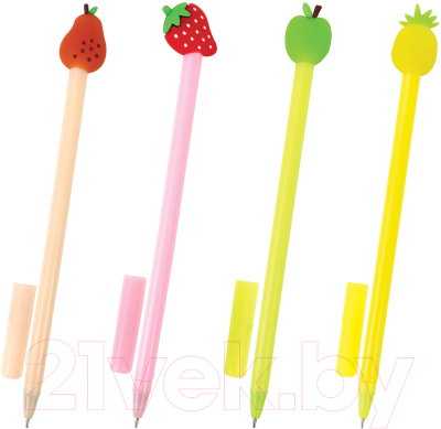 Ручка шариковая Юнландия Фрукт / 143810