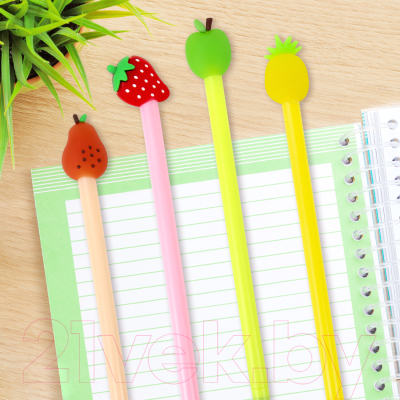 Ручка шариковая Юнландия Фрукт / 143810