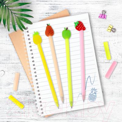 Ручка шариковая Юнландия Фрукт / 143810