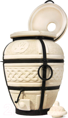 Тандыр Амфора Атаман с откидной крышкой - фото