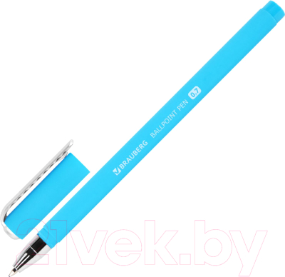 Ручка шариковая Brauberg Soft Touch Stick Neon / 143697 - фото