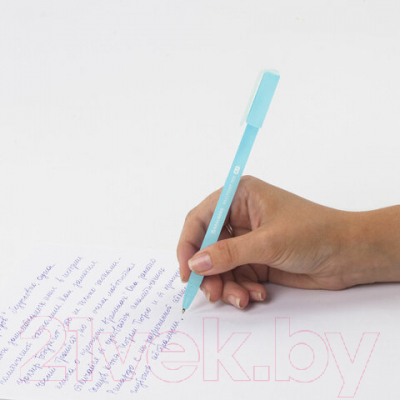 Ручка шариковая Brauberg Soft Touch Stick Pastel / 143698