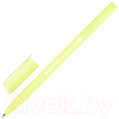 Ручка шариковая Brauberg Soft Touch Stick Pastel / 143698