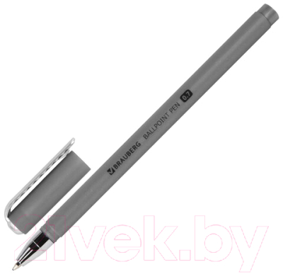 Ручка шариковая Brauberg Soft Touch Stick Metallic / 143699