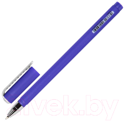 Ручка шариковая Brauberg Soft Touch Stick Metallic / 143699